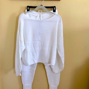 Nasty Gal Knit Happens Sweater & Jogger Lounge Set
